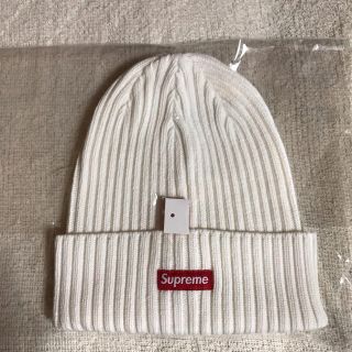 シュプリーム(Supreme)のsupreme Overdyed Beanie White 白 2019SS(ニット帽/ビーニー)