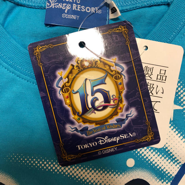 Disney(ディズニー)のディズニーシー購入 新品未使用15周年Tシャツ サイズ130 キッズ/ベビー/マタニティのキッズ服男の子用(90cm~)(Tシャツ/カットソー)の商品写真