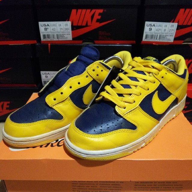 NIKE DUNK HIGH Michigan 26.5