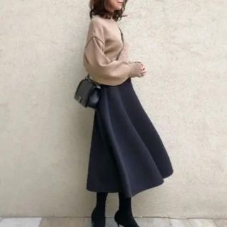 SYSORUS akko シソラス コラボ ドレープフレアスカート フレア