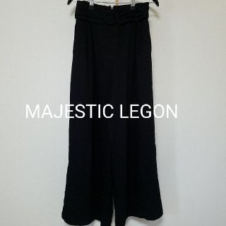 マジェスティックレゴン(MAJESTIC LEGON)のMAJESTIC LEGON パンツ 黒(カジュアルパンツ)