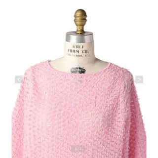 神崎恵さん★Drawer19SS春夏コレクション16Gフリンジ編みニット 神崎恵さん★Drawer19SS春夏コレクション16Gフリンジ編みニット