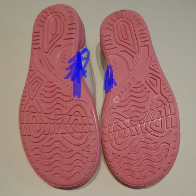 Achilles(アキレス)のアキレス　バレーシューズピンク　19㎝ キッズ/ベビー/マタニティのキッズ靴/シューズ(15cm~)(スクールシューズ/上履き)の商品写真