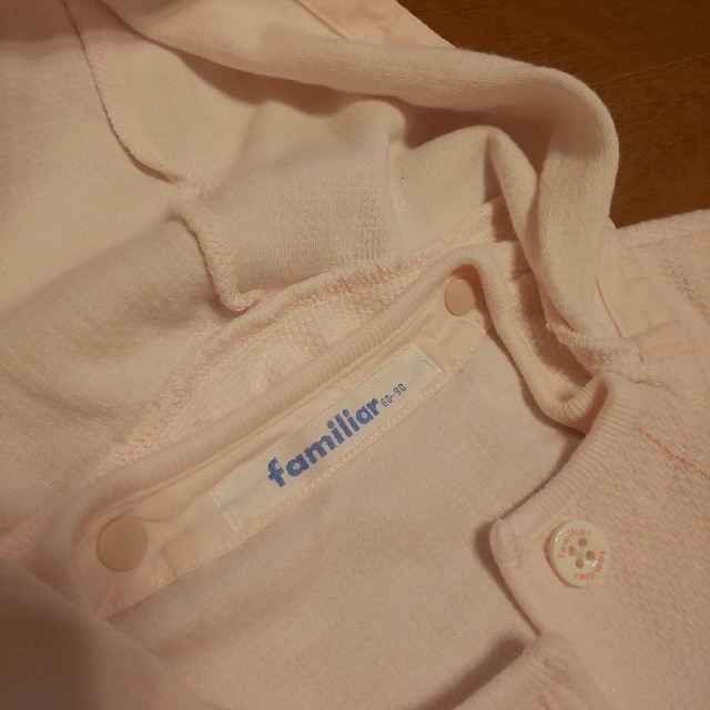 familiar(ファミリア)のtmy様専用 familiar ベビー ポンチョ60～90 キッズ/ベビー/マタニティのベビー服(~85cm)(カーディガン/ボレロ)の商品写真