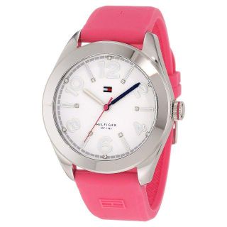 トミーヒルフィガー(TOMMY HILFIGER)のTommy Hilfiger Pink Silicone Watch ウォッチ(腕時計)