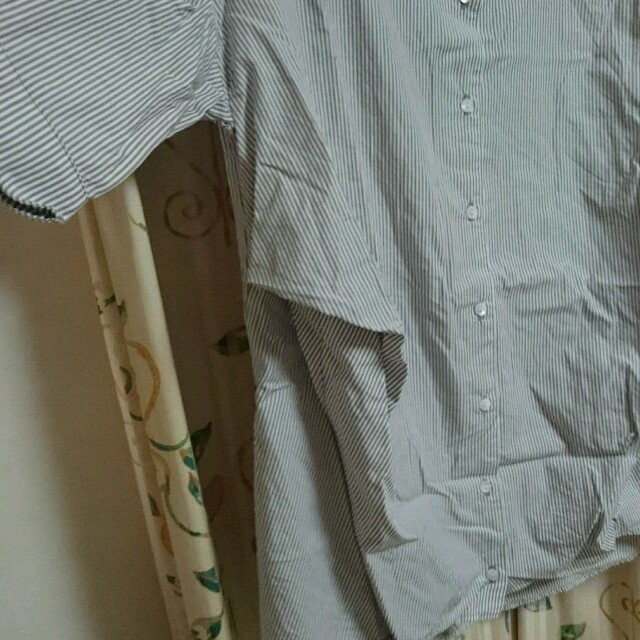 kelen 変形シャツ ストライプ レディースのトップス(Tシャツ(長袖/七分))の商品写真