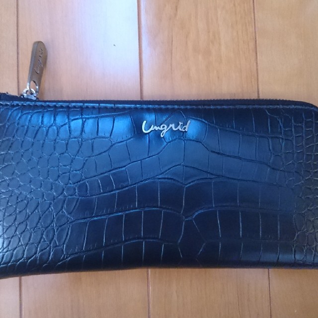Ungrid(アングリッド)のungrid 正規品 長財布 黒 ブラック レディースのファッション小物(財布)の商品写真