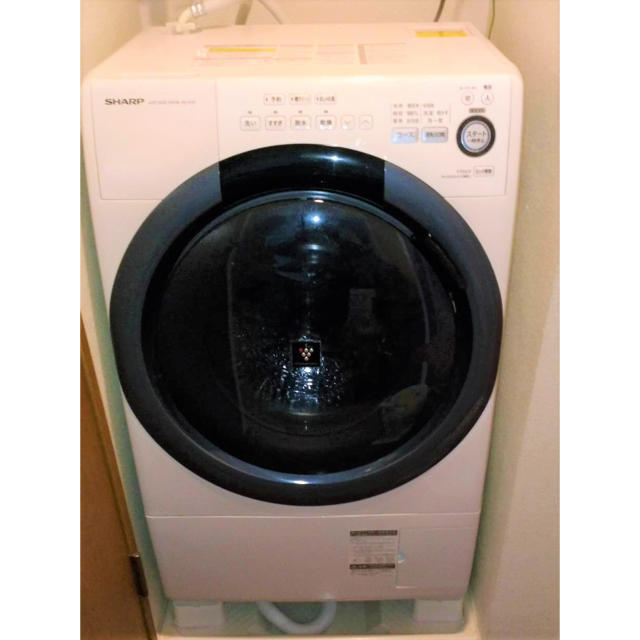 激安ブランド SHARP ES-S7B-WL 家電量販店保証つき! SHARPドラム式