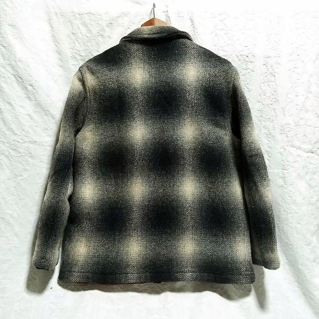 ビンテージ　80s シャドーチェック ウールジャケット L.L.Bean