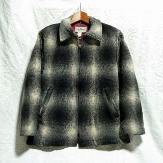 L.L.Bean - ビンテージ 80s シャドーチェック ウールジャケット L.L.Bean - ビンテージ 80s シャドーチェック ウールジャケット