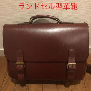 ヘルツ(HERZ)の303様専用！ヘルツ カバン 横広タル型ランドセル ビジネスバッグ チョコ(ショルダーバッグ)