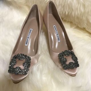 マノロブラニク(MANOLO BLAHNIK)のマノロブラニク  ハンギシ ほぼ新品 (ハイヒール/パンプス)