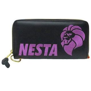 ネスタブランド(NESTA BRAND)の【未使用品】 ネスタブランド　メンズ長財布 パープル　ラウンドファスナー(長財布)