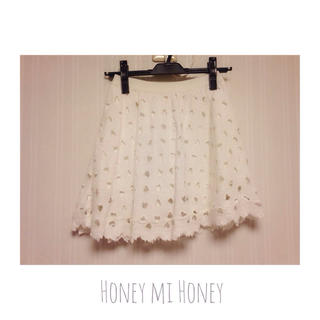 ハニーミーハニー(Honey mi Honey)のheart skirt(ミニスカート)