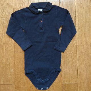 プチバトー(PETIT BATEAU)のプチバトー 長袖襟付きカットソー24m/86㎝(シャツ/カットソー)