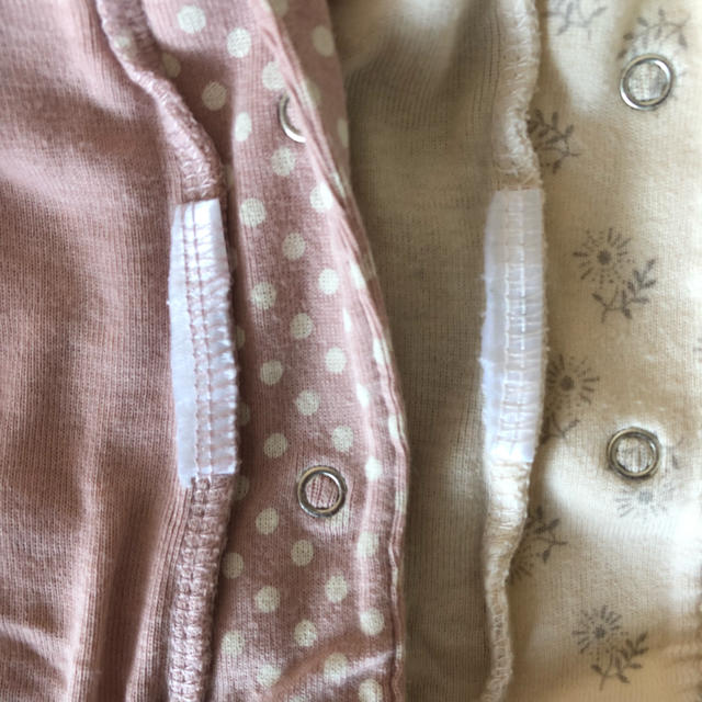 babyGAP(ベビーギャップ)の長袖ロンパース ３枚セット キッズ/ベビー/マタニティのベビー服(~85cm)(ロンパース)の商品写真