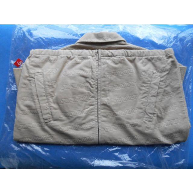 Gジャン/デニムジャケット18SS supreme debossed logo corduroy jkt