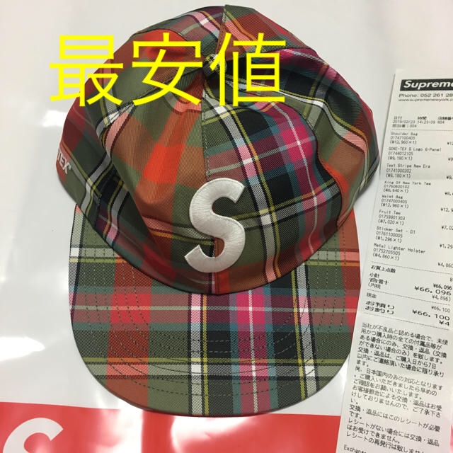 最安値 supreme19ss GORE-TEX S LOGO 6Panelメンズ