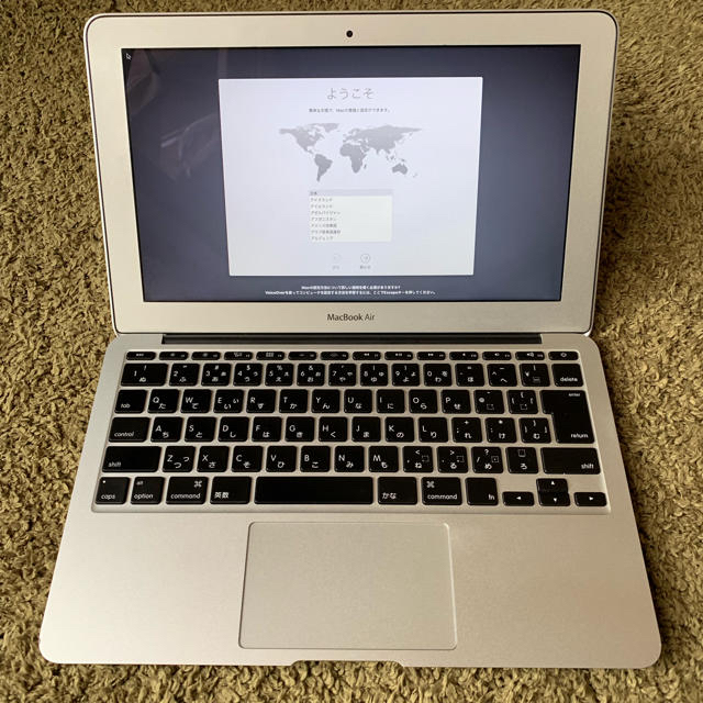 Mac (Apple)(マック)のMacBook Air 11" 128G 2011 ジャンク品 スマホ/家電/カメラのPC/タブレット(ノートPC)の商品写真