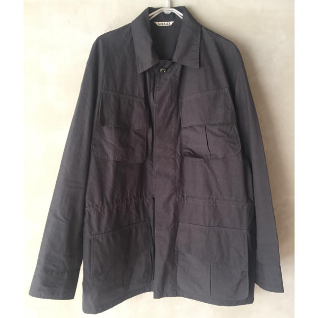 COMOLI(コモリ)のauralee WASHEDFINX RIPSTOP FATIGUEJACKET メンズのジャケット/アウター(ミリタリージャケット)の商品写真