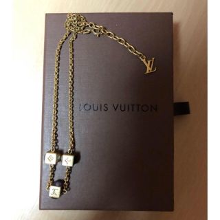 ルイヴィトン(LOUIS VUITTON)のルイビトン ロゴネックレス(ネックレス)