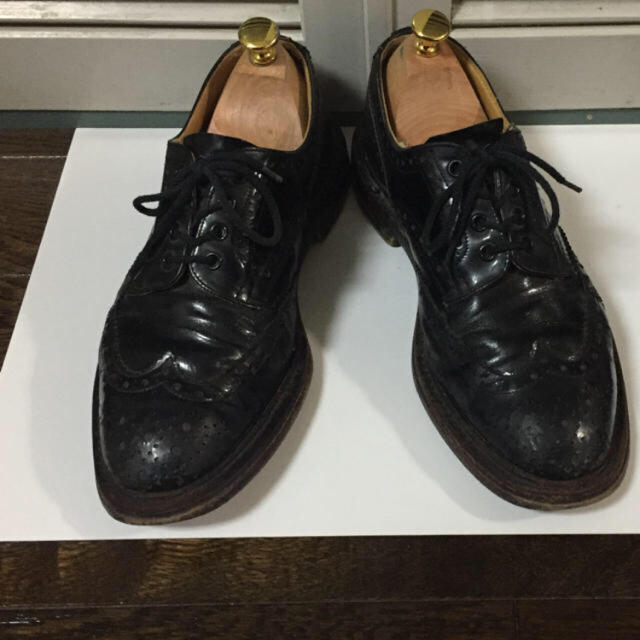 メンズ【大特価】Trickers ウイングチップ UK8