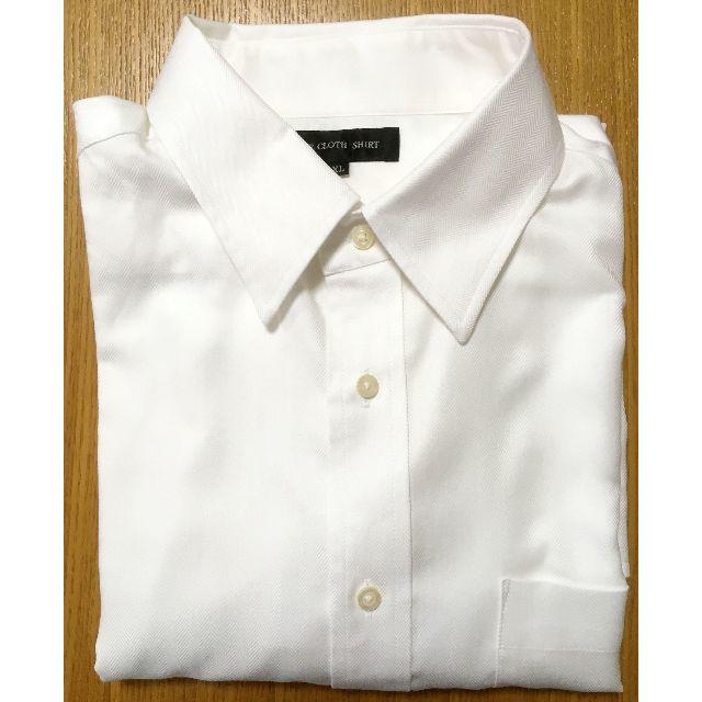 ユニクロ　ワイシャツ（白）　綿100％ メンズのトップス(シャツ)の商品写真