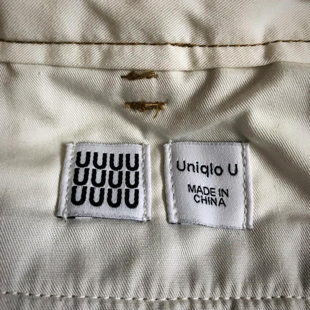 UNIQLO(ユニクロ)のUNIQLO U  ワイドフィットテーパードチノ W73cm メンズのパンツ(チノパン)の商品写真