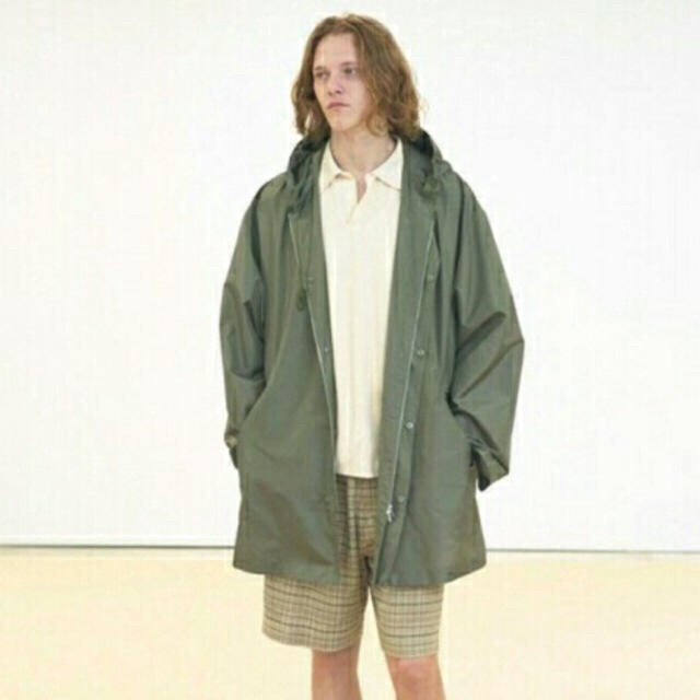 auralee 18ss silktaffetahoodedcoat