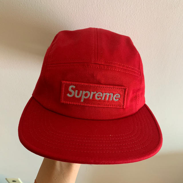 supreme レッド キャップ 赤 帽子