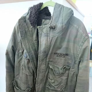 アバクロンビーアンドフィッチ(Abercrombie&Fitch)のアバクロンビー&フィッチ  迷彩コート  メンズ(ミリタリージャケット)