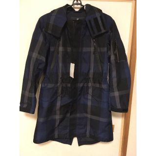 バーバリーブラックレーベル(BURBERRY BLACK LABEL)の【未使用】BLACK LABEL CRESTBRIDGE モッズコート メンズM(モッズコート)