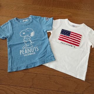 ピーナッツ(PEANUTS)の  男女兼用☆キッズTシャツセット☆(Tシャツ/カットソー)