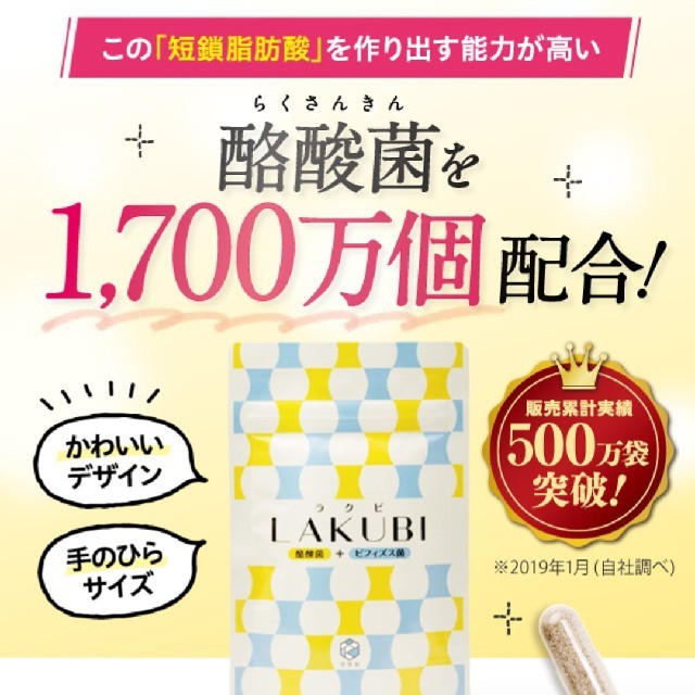 LAKUBI -ラクビ- 3袋セット未開封！