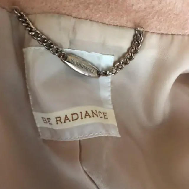 BE RADIANCE(ビーラディエンス)の値下げしました！カシミヤ混ウールチェスターコート ベージュ レディースのジャケット/アウター(チェスターコート)の商品写真