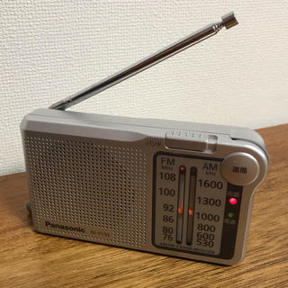 パナソニック(Panasonic)のパナソニック FM/AMラジオ RF-P155 送料無料(ラジオ)
