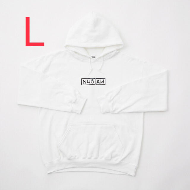 乃木坂46 だいたいぜんぶ展 N46AW フーディ WHITE L