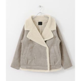 ケービーエフ(KBF)の新品▷KBF＊ムスタンBIGジャケット    L/BEIGE(ムートンコート)