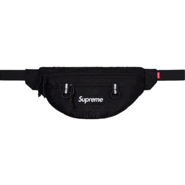 19ss supreme waist bag Black シュプリーム 黒