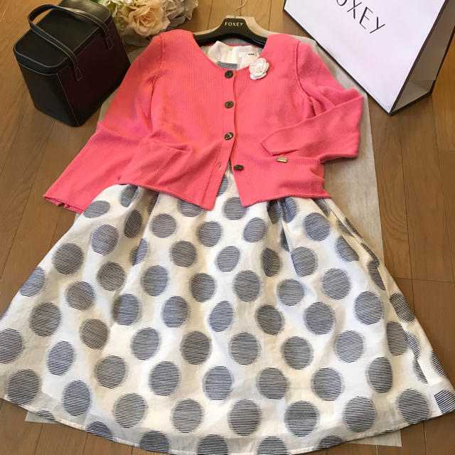 FOXEY NEWYORK ビタミンカーディガン マガジン掲載46000円 www ...