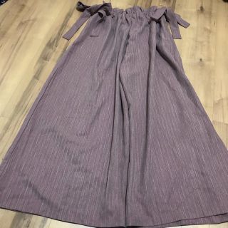 メルロー(merlot)の最終セール♡新品★メルロー★ワイドパンツ★ピンク(カジュアルパンツ)