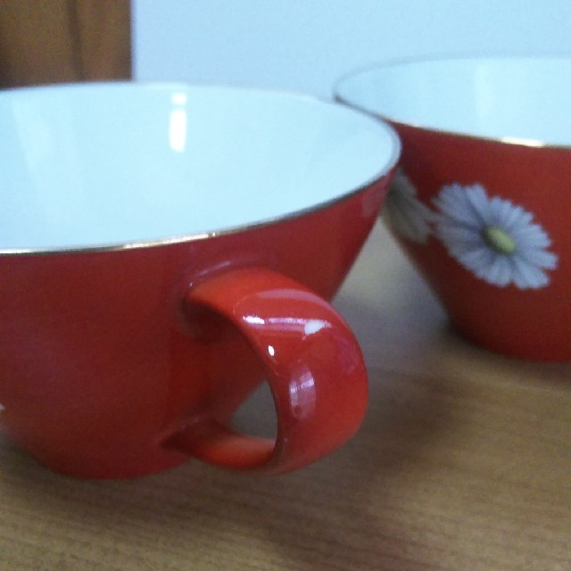 Noritake - オールドノリタケ 朱菊 カップ&ソーサ 2客セットの通販 by