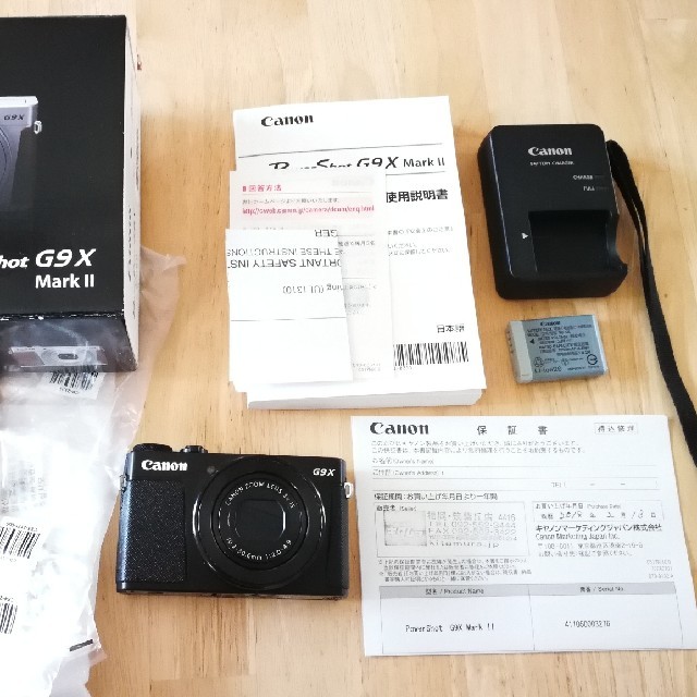 Canon PowerShot G9X Mark2 黒 (付属品全て)