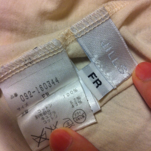 JILLSTUART(ジルスチュアート)の値下げ✨Jill♡ロゴリボンTシャツ レディースのトップス(Tシャツ(半袖/袖なし))の商品写真
