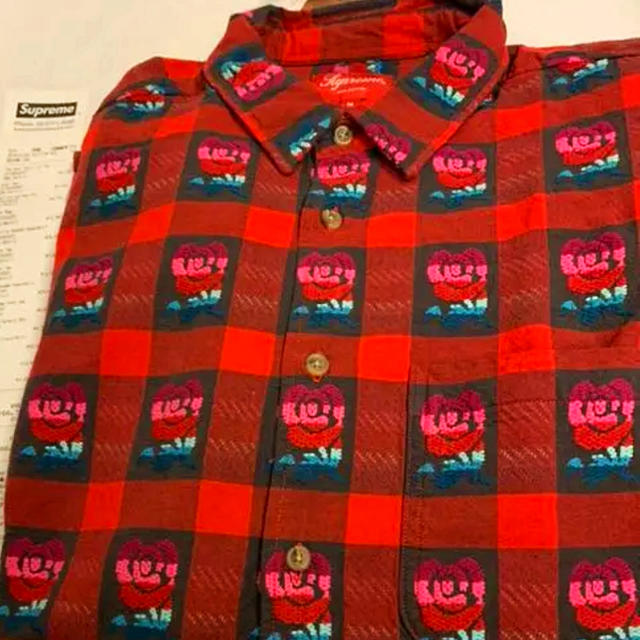 Supreme(シュプリーム)のSupreme Rose Buffalo Plaid Shirt Red S メンズのトップス(シャツ)の商品写真