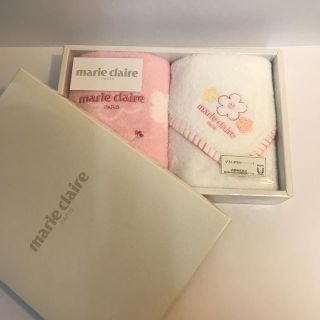 マリクレール(Marie Claire)の新品 Marie Claire ハンドタオル 二枚セット(タオル/バス用品)