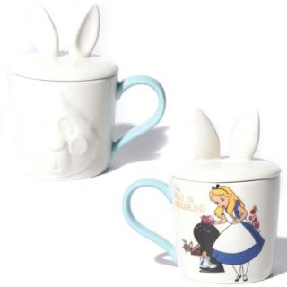 アフタヌーンティー(AfternoonTea)の【新品】Afternoon tea アリス コラボ マグカップ ブルー(グラス/カップ)