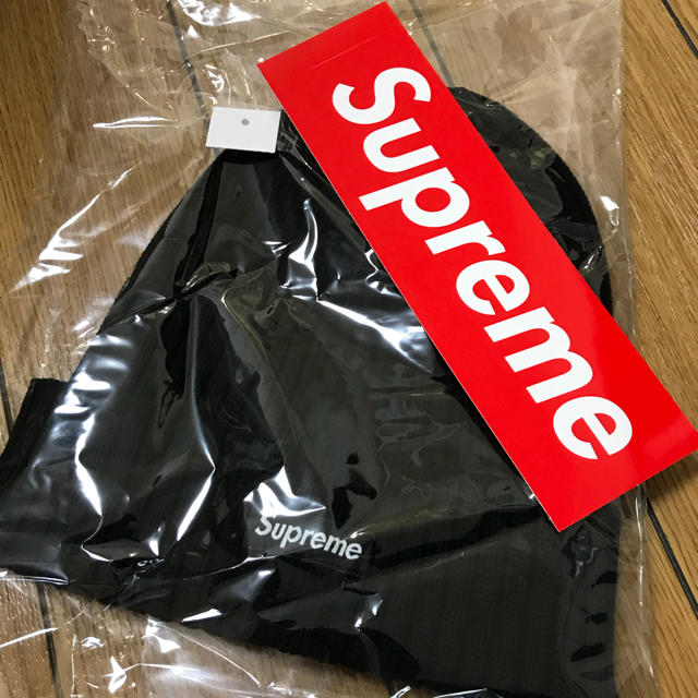 supreme Beanie 19ss シュプリーム ニット帽 ビーニー 黒ロゴメンズ