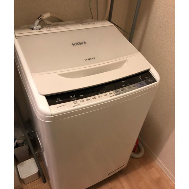 奈良発 2017年製 日立 8kg洗濯機 ビートウォッシュ BEATWASH