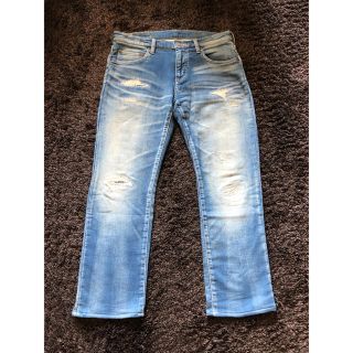 ロンハーマン(Ron Herman)の【あや様専用】R.H. VINTAGE ダメージ加工スウェットデニムパンツ(デニム/ジーンズ)